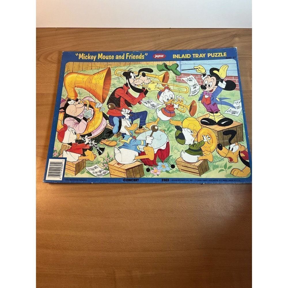Disney Jaymar Tray Puzzle Mickey Mouse and Friends